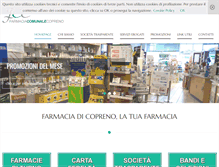 Tablet Screenshot of farmaciacopreno.com